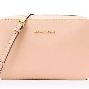 MICHAEL Michael Kors Jet Set Large Saffiano Leather Crossbody